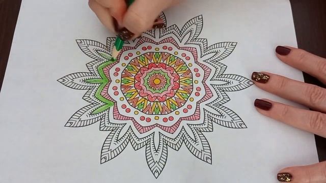 ASMR Adult Coloring Book Mandalas Hobby Habitat 35 смотреть онлайн