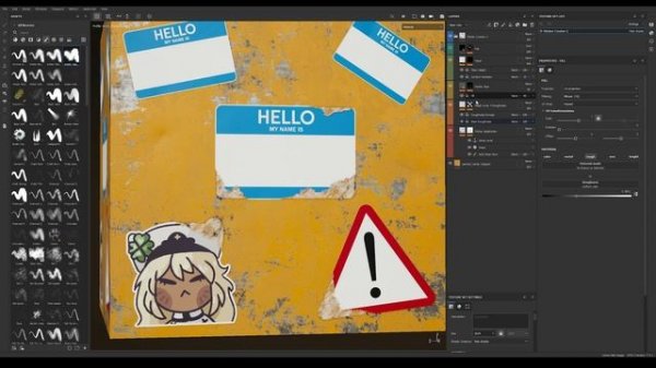 EASILY Make Stickers for Substance Painter + Smart Material Download