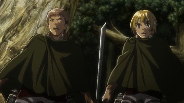 Загнанный зверь - засада [Attack on Titan] - Леви, Эрвин, 1-й сезон, Cuba77 смотреть онлайн