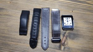 Как самому сшить из кожи ремешок на часы. Секреты изготовления ремешка. Обработка уреза ТОКОНОЛИ.