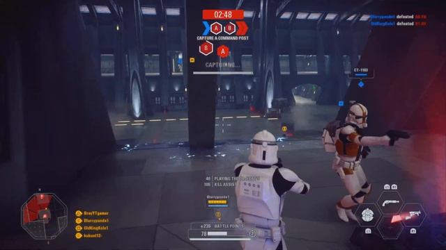 Star Wars Battlefront II (PS5) Assault Trooper Default Appearance Gameplay смотреть онлайн