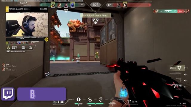 BELKY FICOU CARECA DEPOIS DE DONATE! DANNYJONES USA AIM ASSIST?!  - VALORANT CLIPS