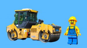 Песенка про ДОРОЖНЫЙ КАТОК | Музыкальное видео про машинки для детей