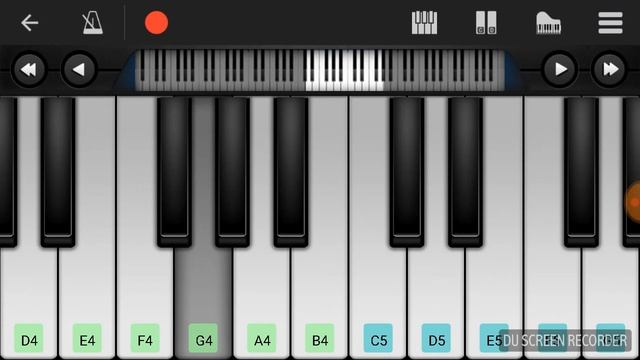 DDLJ Theme Piano tutorial || Shahrukh khan ||-Mobile Perfect piano tutorial by vishal panchal смотреть онлайн