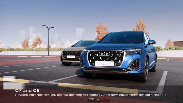 2025 Audi Q7 | Package And Variability | Infographics Footage