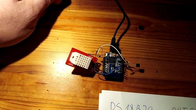 WeMos D1 mini WiFi ESP8266 temperatura ds18b20 i dht22 #1 смотреть онлайн