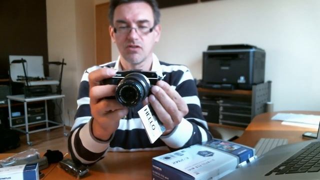 Olympus PEN mini E-PM2 - Systemkamera - Unboxing смотреть онлайн