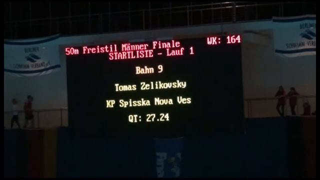 NEP-ISM BERLIN 2013 50 M FREESTYLE FINAL смотреть онлайн
