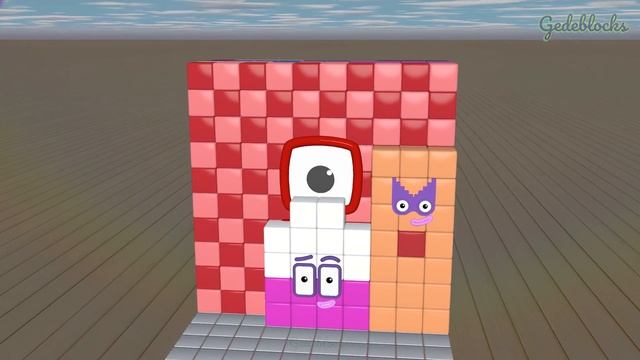 Number blocks 1000 Thousand Inside Cube Colorful Tetris Puzzle Number blocks смотреть онлайн