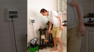 Отжим амарантового масла на гидравлическом прессе