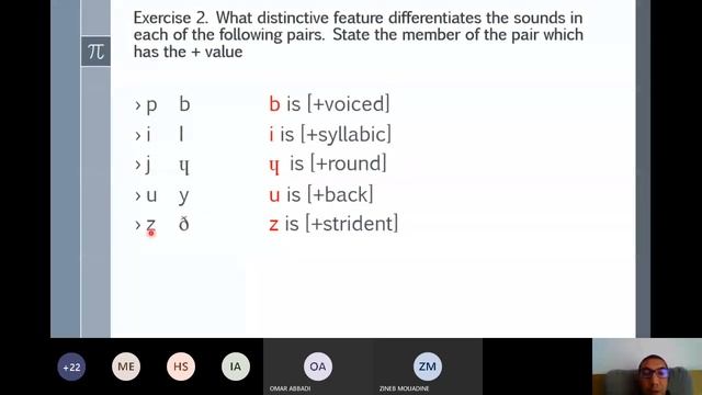S6 Phonetics   Phonology  Exercises On Phonological Features