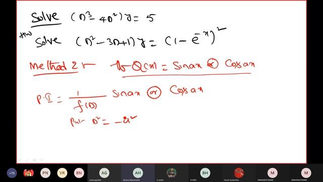 20-01-2022 Finding Purticular Integral of f(D)y=Q(x) of Method-1 &2 смотреть онлайн