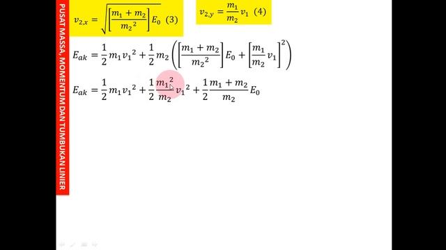 Pusat massa, Momentum dan Tumbukan Linier OSN 32 смотреть онлайн