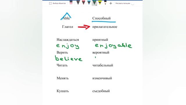 суффикс able смотреть онлайн