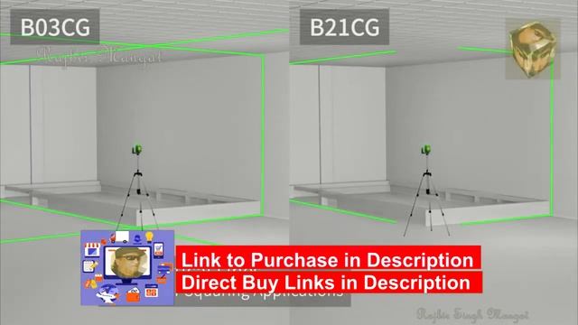 Huepar Laser Level 2 x 360 Cross Line Self Leveling смотреть онлайн