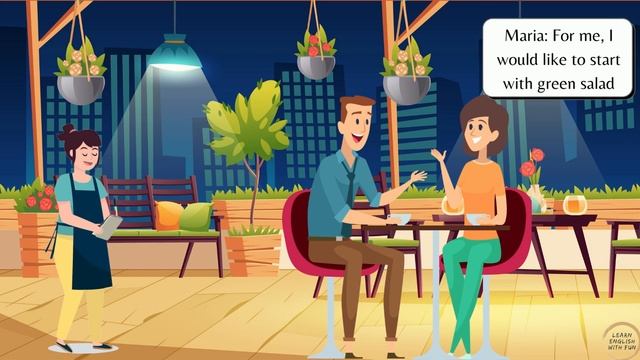 At The Restaurant Conversation English Vocabulary/English Conversation