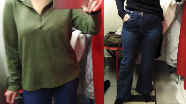 СЕКОНД ХЕНД. МОИ ДЖИНСЫ. ИНТЕРЕСНОГО КРОЯ РУБАХА. СПОРИВНЫЙ ВЕРХ. ЮБКА ЗА 90 НА СКИДКАХ 40%. смотреть онлайн