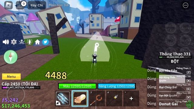 Combo Mochi,kabucha,spikey Trident