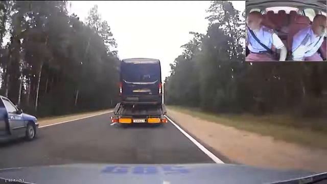 Погоня ДПС за пьяным водителем на автовозе смотреть онлайн