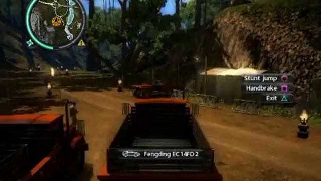 Just Cause 2 red cargo truck смотреть онлайн