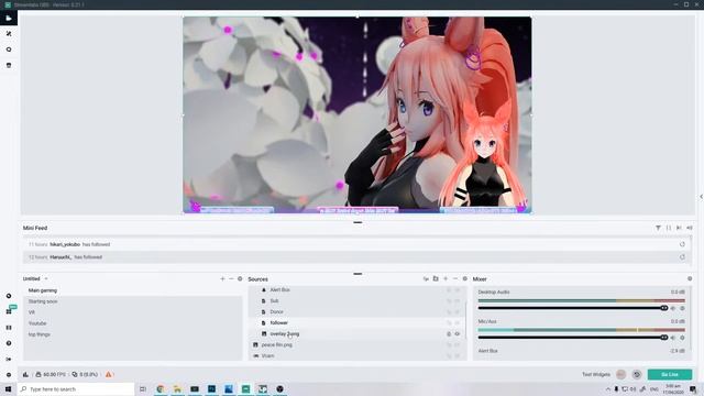Vtuber OBS tutorial how to setup quick guide смотреть онлайн