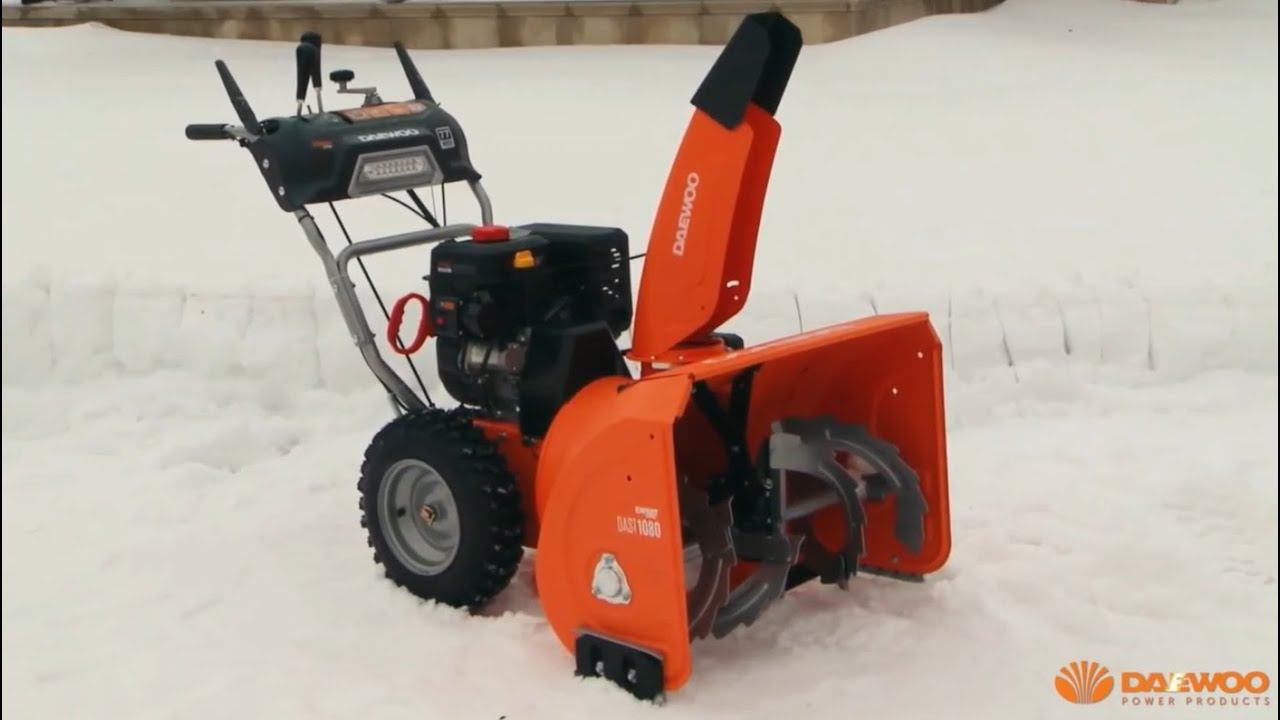 Снегоуборщик бензиновый DAEWOO DAST 1080 смотреть онлайн