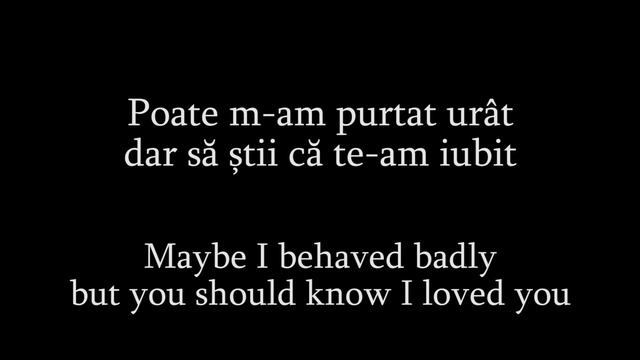 O-Zone - Despre Tine Lyrics (Romanian and English) HQ, with correct spelling смотреть онлайн