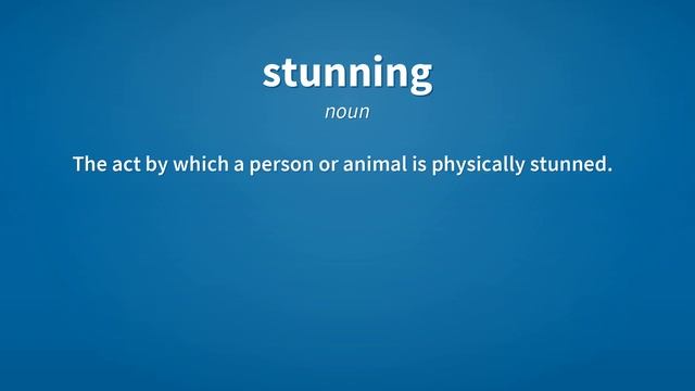 Stunning | Meaning Of Stunning