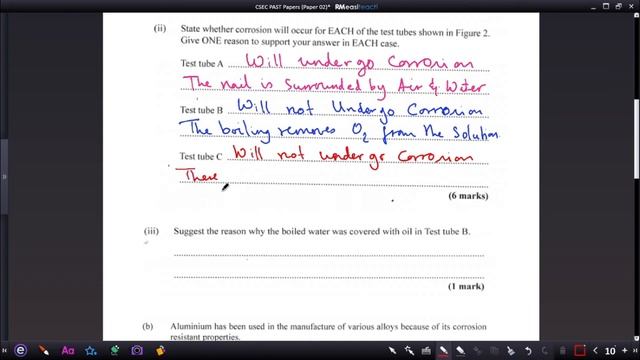 CXC CSEC Chemistry- Reactivity of metals and Corrosion смотреть онлайн