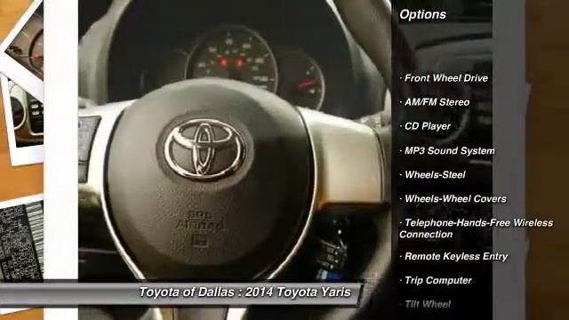 2014 Toyota Yaris Dallas TX ED585270 смотреть онлайн