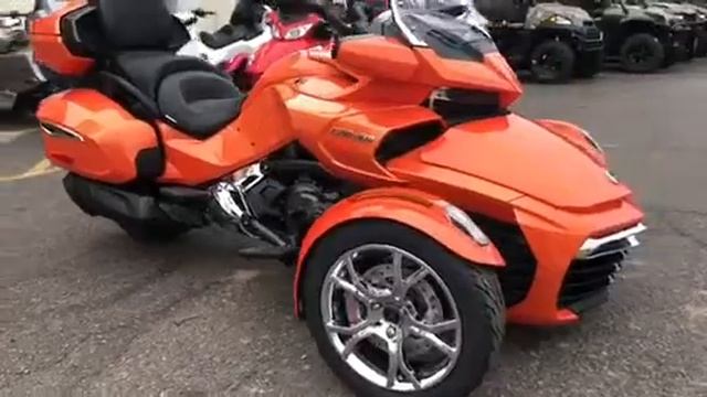 2019 SPYDER F3 LIMITED CHROME - PHOENIX ORANGE смотреть онлайн