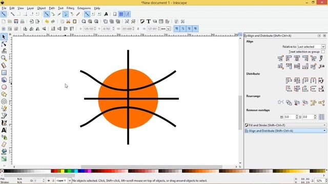 Inkscape tutorial create a basketball vector graphic смотреть онлайн
