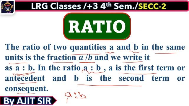 RATIO AND PROPORTION IN ODIA | SECC-2 | Quantitative Aptitude | QLT | CLASS-13