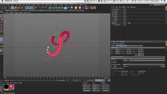 Cinema 4D Tutorial - How to Morph Between Splines in Cinema 4D смотреть онлайн