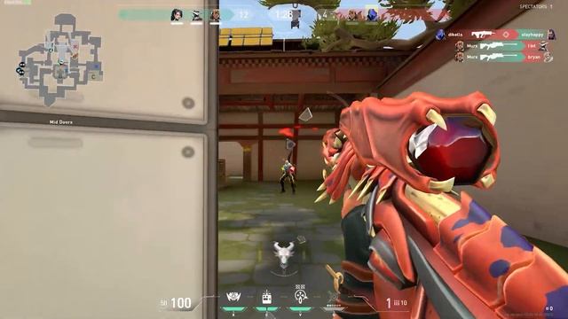 Elderflame VALORANT Skins GAMEPLAY | Red: Level 5 Chroma | Dragon Skin Collection Showcase