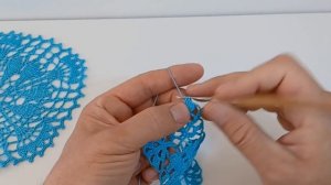 Овальная Салфетка крючком. Первая часть  #салфетка