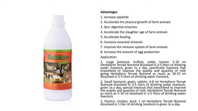 Herbafarm Ternak Nutrend - Liquid Livestock Supplement Feed смотреть онлайн