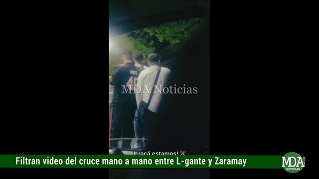 El VIDEO del CRUCE MANO a MANO entre L-GANTE y ZARAMAY смотреть онлайн