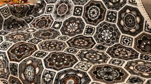 АНОНС МК .Плед крючком " Персидская плитка" Для начинающих. (Плед в наличии , Размер Ш.2.05 Д.2.48)