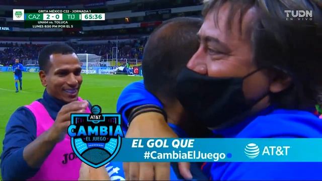 ¡QUÉ GOLAZO! ¡Trallazo de Baca! | Cruz Azul 2-0 Tijuana | Grita México C22 J1 | TUDN смотреть онлайн