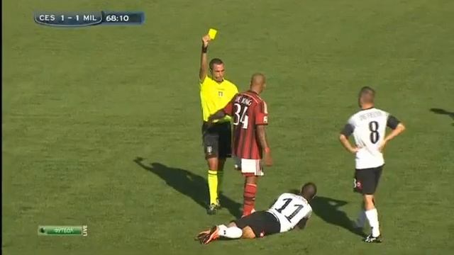 CESENA-MILAN 1-1 serie A 2014-15 2° tempo (RU) смотреть онлайн