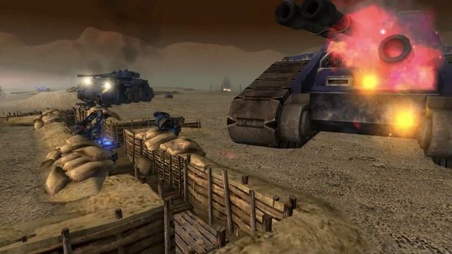 ULTIMATE MOD WARHAMMER 40K: Ultramarines vs Chaos! - Men of War: Assault Squad 2 смотреть онлайн