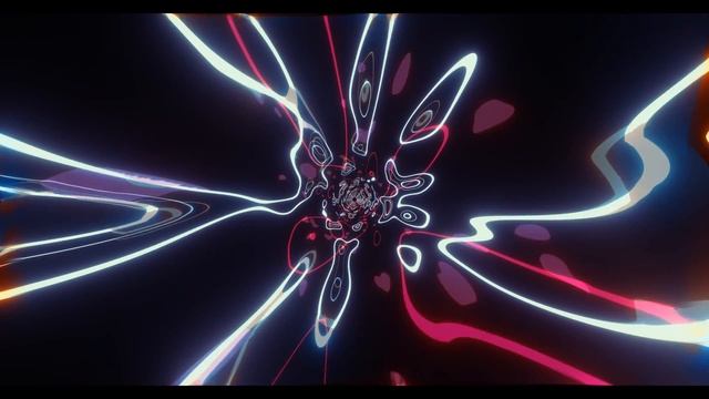 VJ LOOP NEON Green Purple Tunnel Abstract Background Video Simple Lines Pattern 4k Screensaver смотреть онлайн