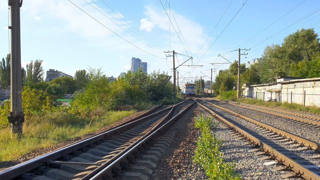 ЕР9 [4K HDR] - близкий проезд! Максимальная скорость! смотреть онлайн