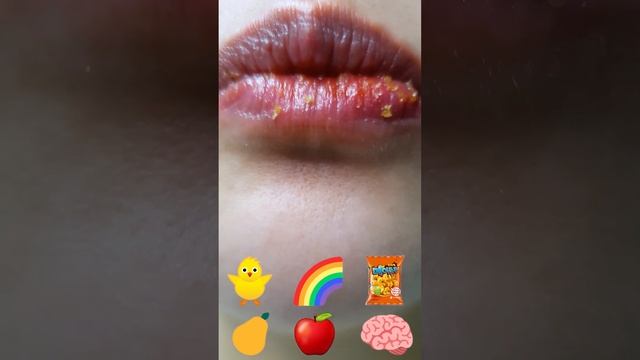 🐥🌈🍐🍎🧠asmr EMOJI MUKBANG JELLY eating sounds смотреть онлайн