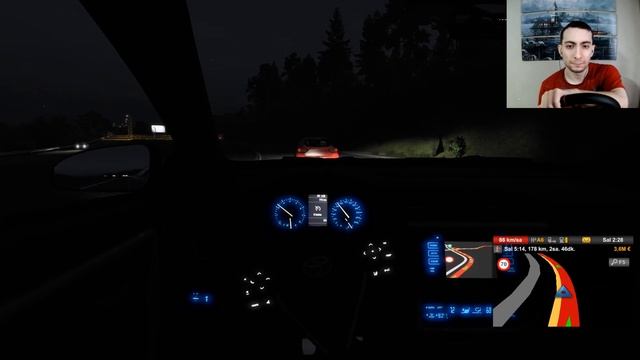 GECE YOLCULUGU | TOYOTA COROLLA | Euro Truck Simulator 2 смотреть онлайн