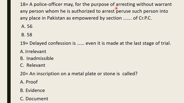 Important MCQs of Law GAT 2023 / Mock test 11 for law GAT batch 7 смотреть онлайн