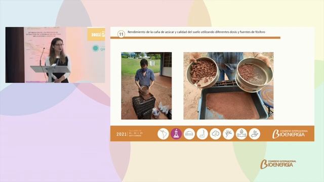 #CIB21 Carolina dos Santos BRASIL Sesión Investigación y tecnología en biomasa y bioenergía en LATA смотреть онлайн