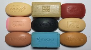 Резка прогорклого мыла. В конце большой жмяк стружки. Асмр