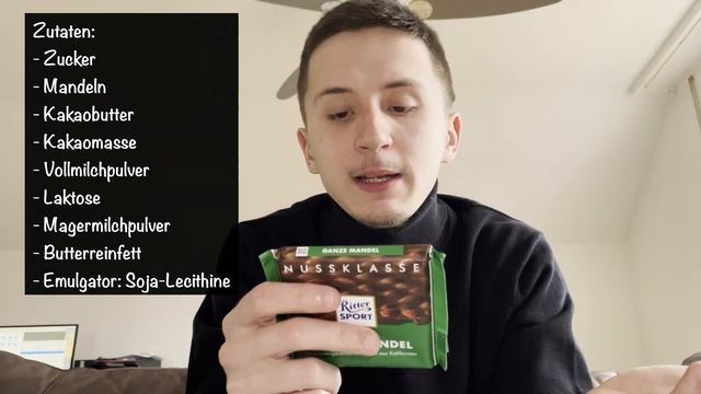 Ritter Sport Ganze Mandel (Nussklasse) | FOODTEST смотреть онлайн